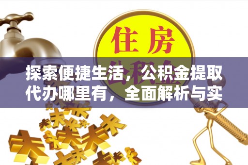 峨边探索便捷生活，公积金提取代办哪里有，全面解析与实用指南